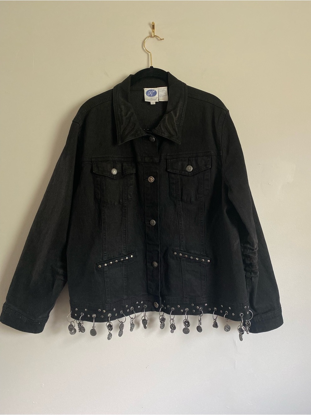 DG2 by Diane Gilman Jacket 1X Biker Goth Edgy Western Rocker Grunge Chic Rebel